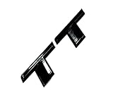 Generic Replacement TT Gloss Black Rear Trunk Emblem Badge Compatible with TT Decal Numbers Letters, audbtt TT