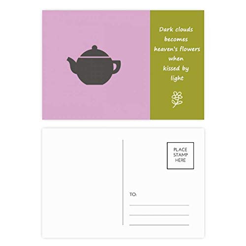 Cartes postales Chine motif poésie DIYthinker Teapot pour dire merci avec élégance