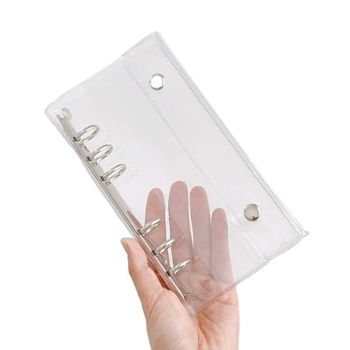 10PCS 6ホールパンチフォトカードスリーブ20ポケットまたはホールPVCバインダーカバーリングフォルダーバインダーカバーPVCストレージ