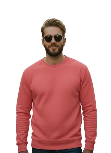 Image of Mack Jonney Men Regular Fit Fleece ||Black||Round Neck Solid||Sweatshirt-JM3911