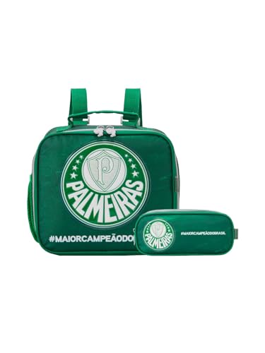 Kit Escolar Lancheira Térmica Time de Futebol + Estojo Time de Futebol (Palmeiras)