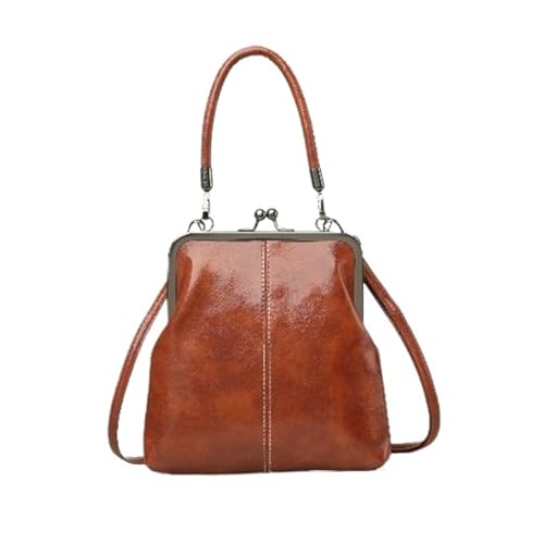 Bolso bandolera con textura arrugada de color sólido, bolso ajustable y cena for mujer, elegante hombro a la moda(G)