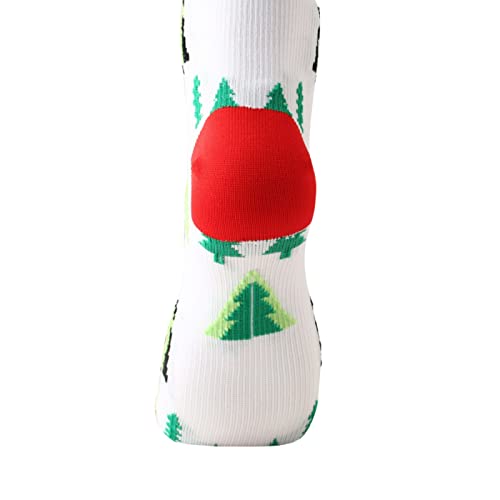 Sawpy Christmas Compression Socks For Women Men 3 Pair 20-30 Mmhg Compression Socks Support For Running Medical Nurse Travel #TOP7