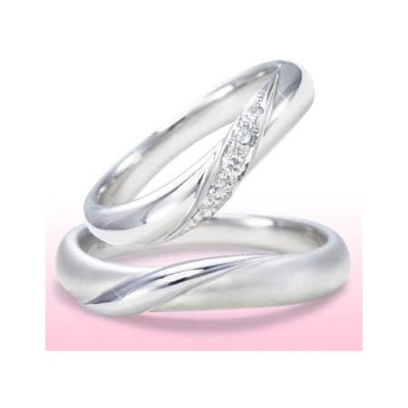 Amazon 結婚指輪 マリッジリング プラチナ 指輪 エレガントライン ダイヤモンド ペアリング ブライダルリング 結婚指輪 久留米 福岡 リング 通販