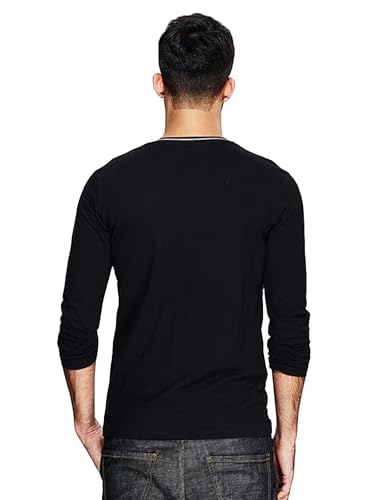 Image of fanideaz Men's Cotton Full Sleeve Henley T Shirts for Men