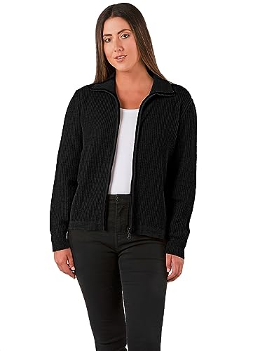100% Alpaca Wool - Women's 21st Century Zip Front Cardigan