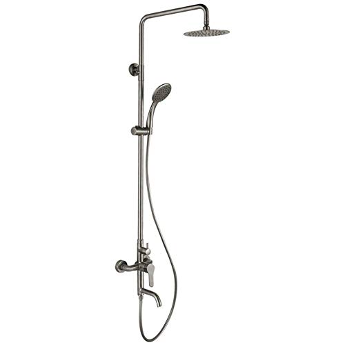 Robinet de douche pluie de salle de bain mural au design de luxe moderne