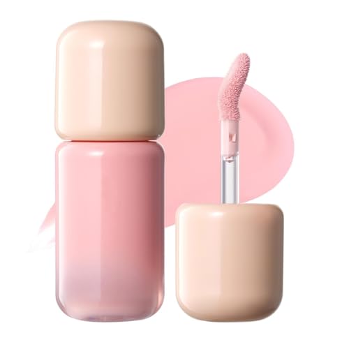 JUDYDOLL Liquid Blush Serum, Liquid Blush for Cheeks, 82% Serum Infused, High Pigment, Buildable, Lightweight Cream Blush for Dewy & Radiant Flushed Cheeks (#02 Pink Milk)