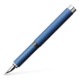 faber-castell loom piano ballpoint Cuerpo y zona de agarre ergonómica de aluminio anodizado
