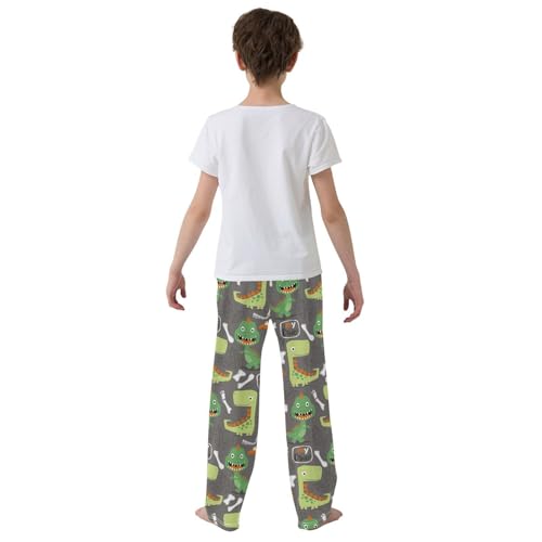 ZZKKO Dinosaurs Cartoon Boys Pants for Kids Jogger Pants with Pockets S-XL3