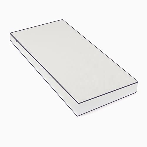 Snüz Surface Duo   Colchón de Cuna de Doble Cara, Impermeable 3D, Transpirable, Espuma Firme, muelles ensacados, para niños y niños pequeños, con Funda Lavable para un Mejor sueño, tamaño de Cuna del