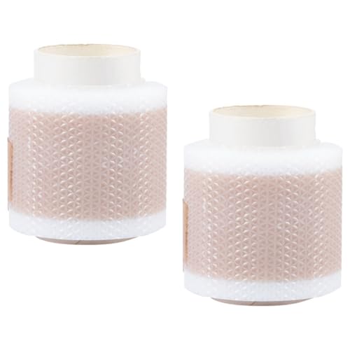MOLUCKFU Parches de Silicona Adhesivos Invisibles para Cicatrices 2 Piezas 20X10 CM Gel Suave para Cuidado de Heridas y Reparación de Piel Uso Médico y Protección Diaria