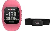 Polar A300 HR - Pulsómetro de Entrenamiento, con Sensor de Ritmo cardíaco H7 HR, Color Rosa