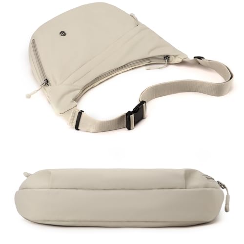 Image of Crescent Crossbody Bags for Women Nylon Travel Luna Hobo Bag Dumpling Purse