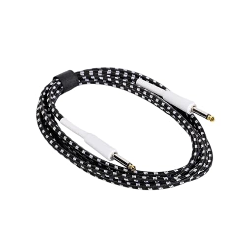 Cables de guitarra 6,35 mm con línea antiruido y audio universal 4