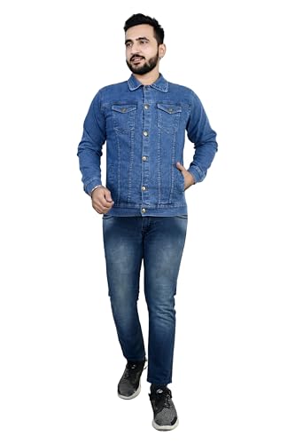 Image of Men's Denim Jacket, Dhol Wash