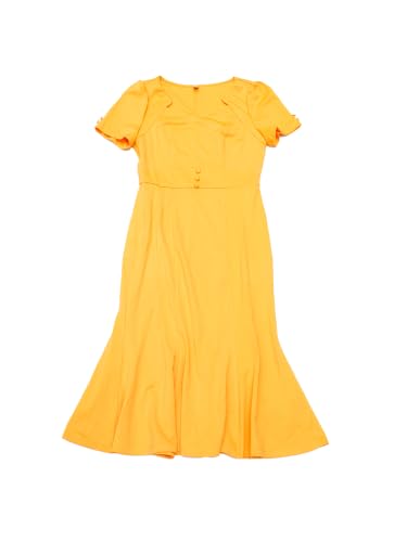 Image of Allegra K Vintage 50s Dress for Women's Retro Cocktail Work Mermaid Midi Dress