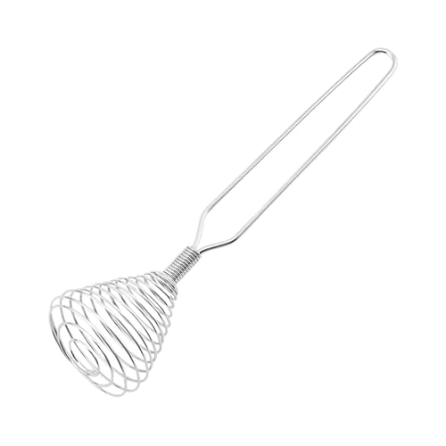 Yidueace Batidora de mano | Batidora de mano de acero inoxidable, batidora de mano para hacer espuma de leche, batir, cocinar, hornear, cocina