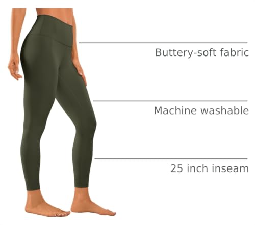 Image of CRZ YOGA Women Naked Feeling Yoga Pants 25 Inches - 7 /8 High Waisted Workout Leggings