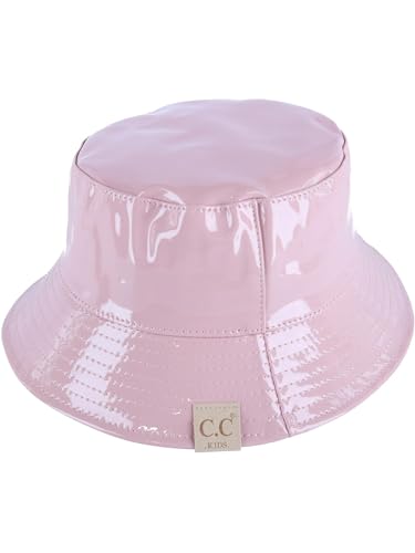 C.C Kids Girls Boys Rain Waterproof Bucket Boonie Fisherman Sun Cap Hat Rose4