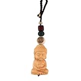 HATRAV Boxwood Buddha Sitting Sculpture Ornament, Fengshui Buddha Decor, Bringing Serenity and Happiness, Preferred Gift