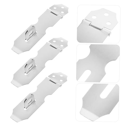 Image of DOITOOL 40pcs Hasp Latch Locking Mechanism for Doors and Cabinets Easy Installation Versatile Outdoor and Indoor Use Secure Padlock Hinge Accessory