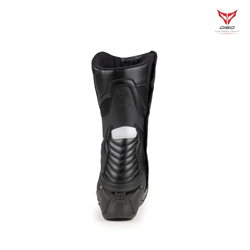 Image of DSG Gp-x Riding Boot-Black Red-(Size-10)