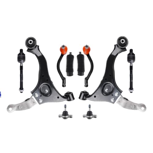 Kit de suspensión de bota de barra de acoplamiento de brazo de control inferior delantero, 10 piezas, compatible con SONATA 2006 2007 2008 2009 2010