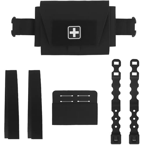 Sac de ceinture de survie IFAK noir pour les sorties de chasse et la randonnée active
