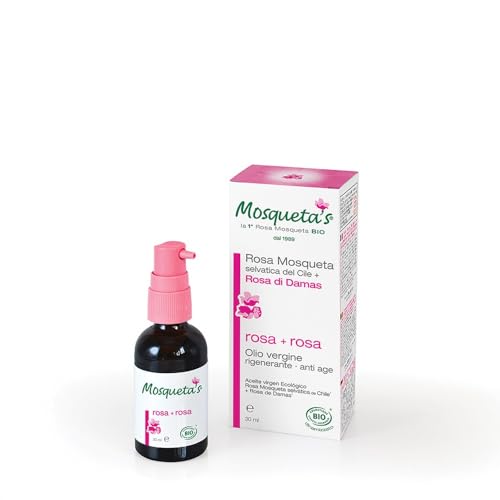 Mosqueta's Olio di Rosa Muscata Salvaggio del Cile + Rosa Damas