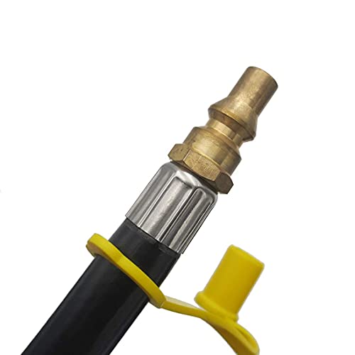METER STAR Propane Gas Quick Connect Adapter 12Ft RV QuickConnect