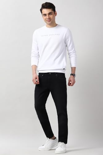 Image of Peter England Men's Skinny Fit Jeans | Premium | Casual Wear | Stylish Bottoms
