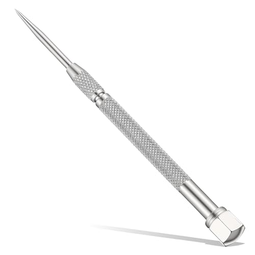 Psiriol Pocket Scriber Tool Tungsten Carbide Scriber Metal Scribe for Welding Marking Pen Carbide Steel Engraving Pen for Glass Ceramics Metal Sheet Point Length 2-7/8 Handle Diameter 3/8