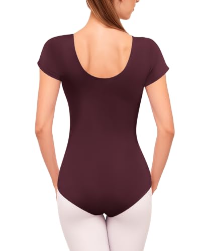 Image of Stelle Women's Ballet Leotard for Dance Scoop Neck Double Lined Bodysuit