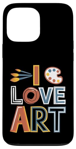 I Love Art �A�[�e�B�X�g ��� �J���t�� �G�� �A�[�g���D�� �X�}�z�P�[�X iPhone 13 Pro Max �p