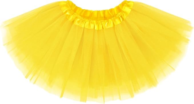 Image of XINXIYAN Tutu for Girls Womens Skirt 5 Layers Mardi Gras Outfit Halloween Costume Dress Party Favor