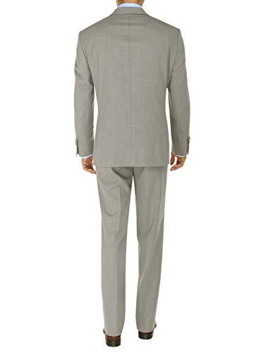 DTI BB Signature Men's 2 Button Modern Fit Suit Set Two Piece Jacket with Pant2