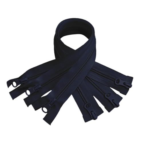 Fermeture éclair ouverte nylon lot de 3 pour remplacer une fermeture de blouson ou parka cassée