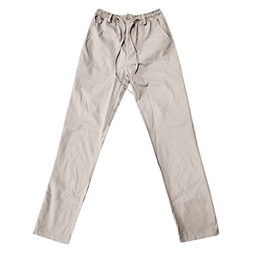 Generic Casual Pants Have Elastic Waistband and Zip Fly with Adjustable Internal Drawstring for A Custom Fit for Little2