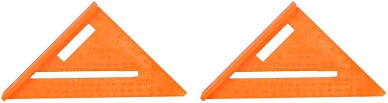 Johnson Level & Tool RAS-70B-ORAN - Rafter cuadrado de fundición estructural, 7 pulgadas, naranja, 1 cuadrado (paquete de 2)