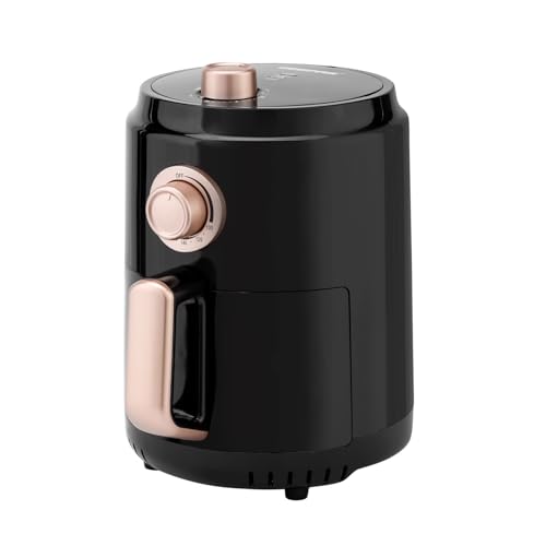 Geepas Vortex 1.8L Digital Air Fryer – Convection Air Fryer with LED Touchscreen, 30 Minutes Timer & Non-Stick Basket – Oil Free Toaster Oven, 2 Years Warranty, 1200W, Black