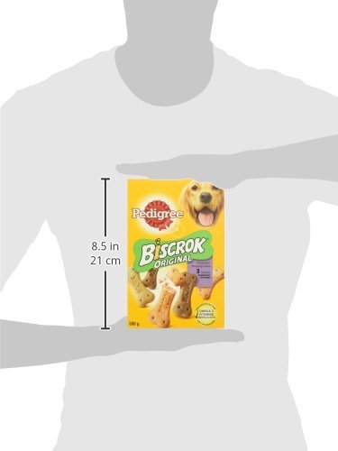 Pedigree Biscrok Hundesnacks 3 köstlichen Geschmacksrichtungen, 500 g
