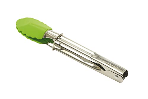 Maxwell & Williams Grabbers Mini Tongs 18 Centimeters Silicone Lime