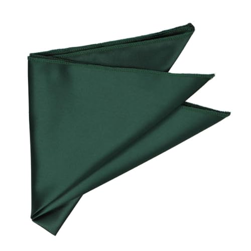 Image of tiemart Solid Color Pocket Squares for Men | For Suits, Perfect for Wedding Parties, 12 x 12 inch / 30 x 30 cm
