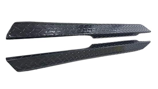 EZGO Golf Cart Part Diamond Plate Rocker Panel covers Pair 2014-18 TXT BLACK
