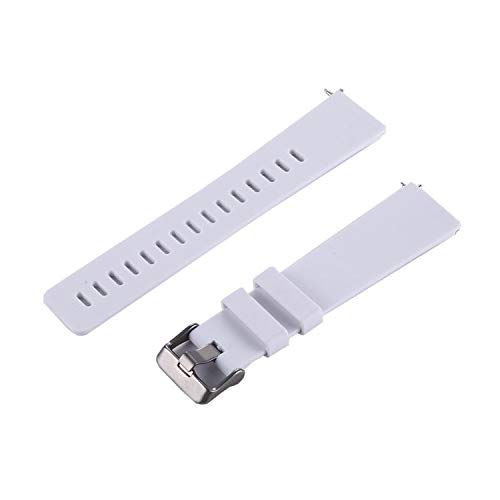 Pulseira Silicone para Fitbit Versa - Fitbit Versa 2 - Fitbit Versa Lite - Marca Ltimports (Branco)