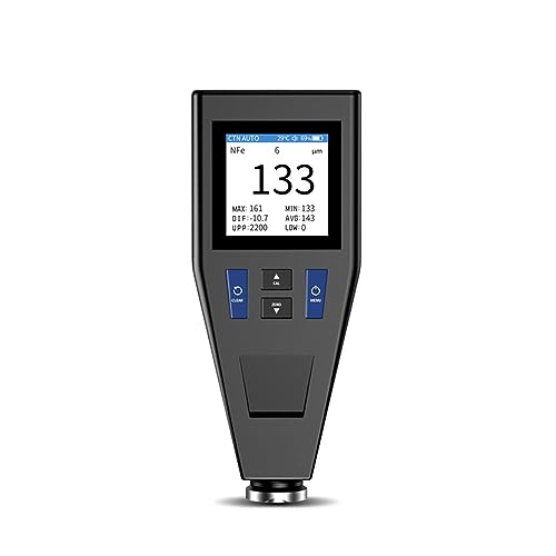 Medidor digital de espesor de pintura para automóvil con pantalla IPS y calibración múltiple miniatura 1
