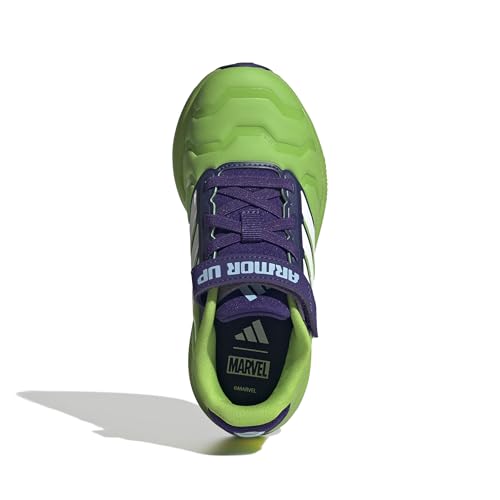 Image of adidas Kids' Marvel Run Falcon 5 Elastic Lace & Strap Shoe