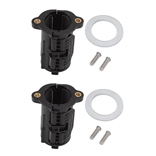 WPKD BLUEIY Faucet Nut Fixed Seat,2Pcs 32mm Faucet Fixing Nut,Fixing Nut Tap Fastener,Plastic Fixed Faucet Assembly,for Fixed Kitchen Basin Tap