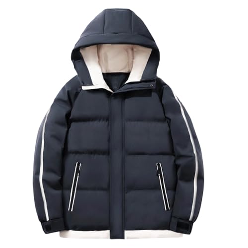 Doudoune d'hiver chaude avec capuche protectrice et isolation épaisse